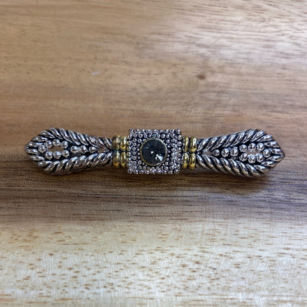 Gold and Silver Brooch